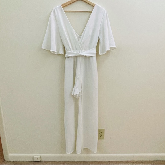 White Romper with Skirt - Picture 6 of 6